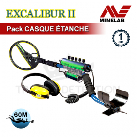 Minelab Excalibur 2 - Pack Casque Étanche