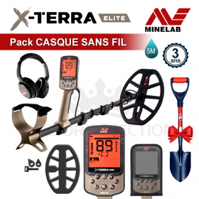 Minelab X-Terra Elite - Pack Casque Sans Fil